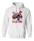 Be My Valentine White Hoodie